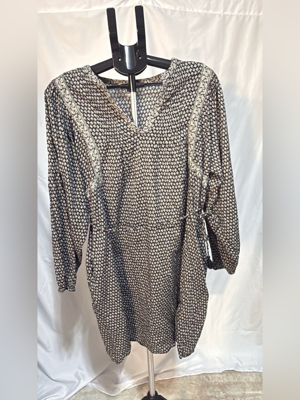 Old Navy Boho Printed V-Neck Tunic Dress